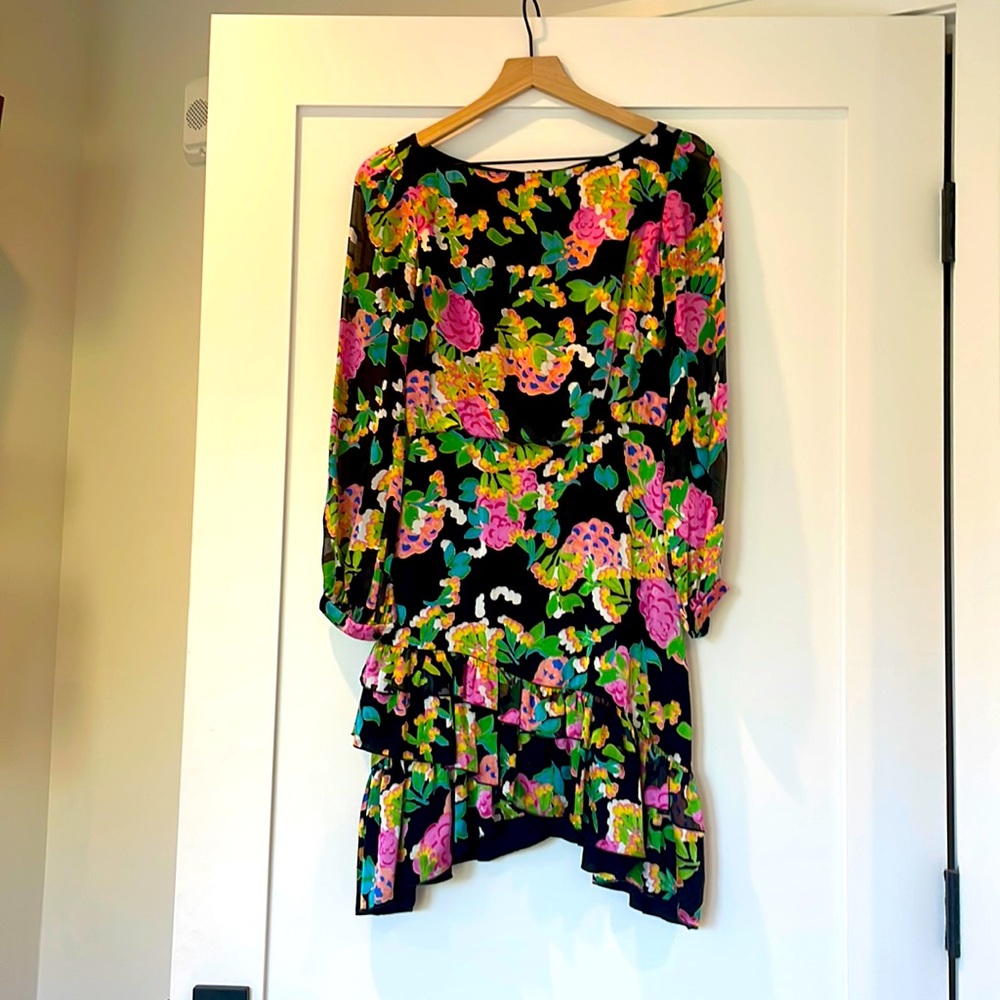 SALONI Floral Dress, size 2